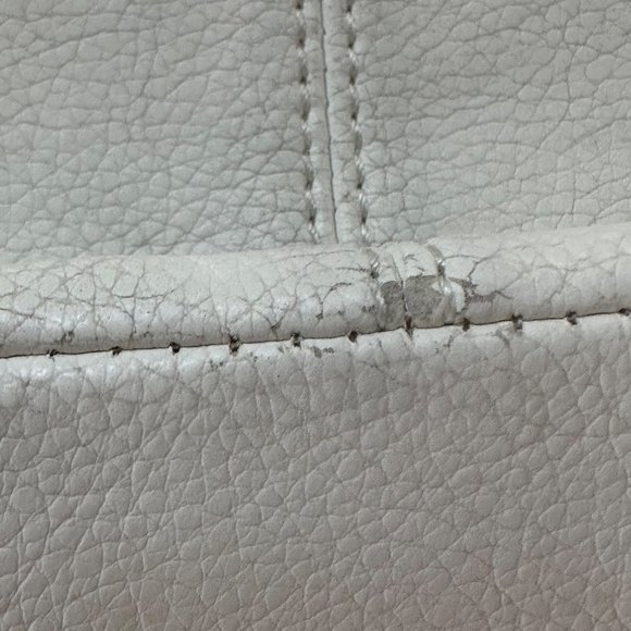 Apt 9 Y2K White Handbag Shoulder Bag Zippers 3 Compartments Slouchy Hobo - Picture 7 of 9